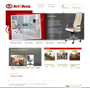 Art & Area mēbeles un interjers, A & A Baltia, SIA