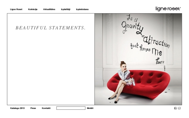 Ligne Roset salons, Trentini, SIA