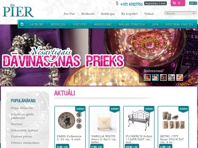 The Pier, veikals, SIA